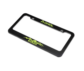 Axial Green SCX1 License Plate Frame