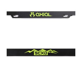 Axial Green SCX1 License Plate Frame