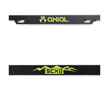 Axial Green SCX1 License Plate Frame