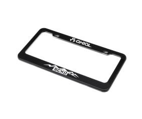 Axial White SCX1 License Plate Frame