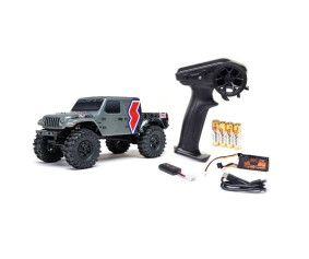 Axial 1/24 SCX24 Summit Racing Jeep Gladiator 4x4 Rock Crawler RTR (Battery and Charger Included) - Grey