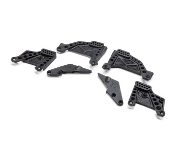Axial Shock Towers with Supports, FR/R: SCX10 III HP