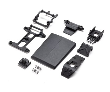 Axial Body Mounts, Clipless: Coyote SCX10 III