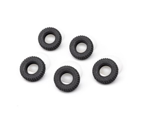 Axial Tires & Foam (5), M/T Baja Boss: SCX30