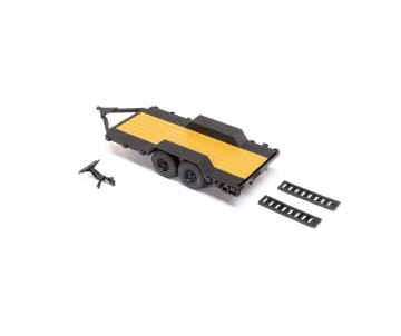 Axial 1/24 Flat Bed Vehicle Trailer with LED Taillights