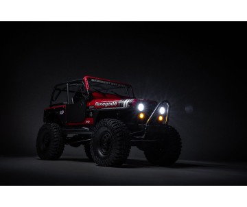 Axial 1/10 SCX10 III Jeep CJ-7 4X4 RTR Brushed Rock Crawler - Red