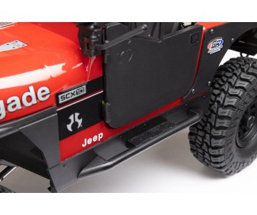Axial 1/10 SCX10 III Jeep CJ-7 4X4 RTR Brushed Rock Crawler - Red