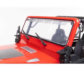 Axial 1/10 SCX10 III Jeep CJ-7 4X4 RTR Brushed Rock Crawler - Red