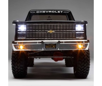 Axial 1/10 SCX10 III Base Camp 1982 Chevrolet K10 4X4 RTR Brushed Rock Crawler, Black