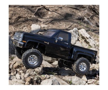 Axial 1/10 SCX10 III Base Camp 1982 Chevrolet K10 4X4 RTR Brushed Rock Crawler, Black