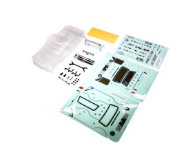 Axial 1967 Chevy C10 Body, Clear Precut: SCX24