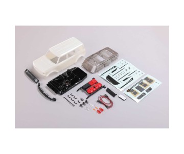 Axial Ford Bronco Body, White: SCX24