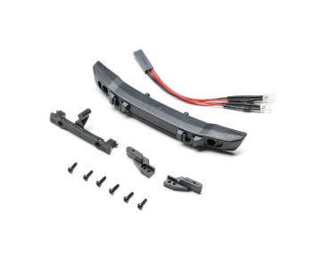 Axial Front Bumper w/LED: SCX24 Bronco