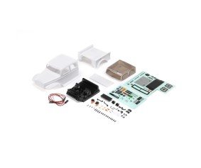Axial Body, White: SCX24 Dodge Power Wagon