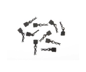 Axial 3mm Body Clip w/Tab, Black (10pc)