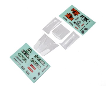Axial Body Panel Set, Clear, Capra:UTB18
