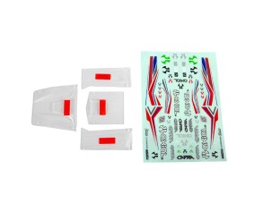 Axial Body Panel Set, Clear: Capra 1.9 UTB