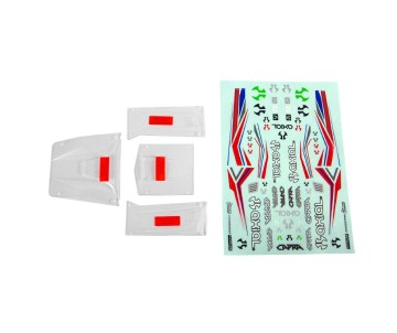 Axial Body Panel Set, Clear: Capra 1.9 UTB