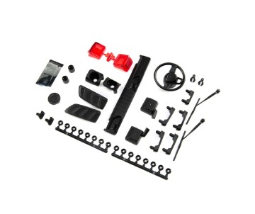Axial Exterior Body Detail Parts Jeep JLU: SCX10III