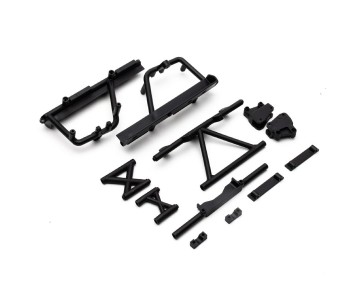 Axial Cage Supports, Battery Tray (Black): RBX10