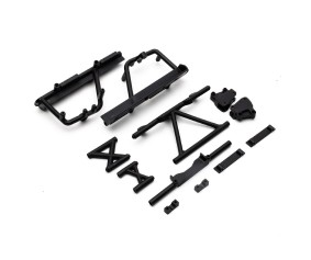 Axial Cage Supports, Battery Tray (Black): RBX10