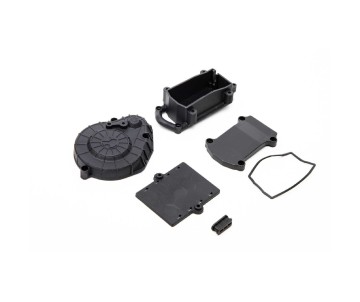 Axial Cage Radio Box, Spur Cover (Black): RBX10