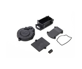 Axial Cage Radio Box, Spur Cover (Black): RBX10