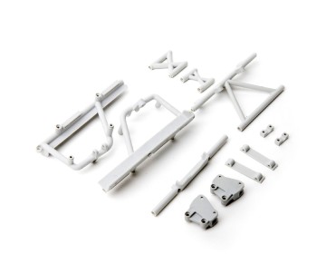 Axial Cage Supports, Battery Tray (Gray): RBX10