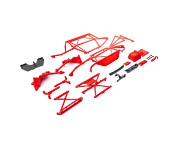 Axial Cage Set, Complete, Red: Capra 4WS UTB