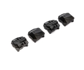 Axial AR45P AR45 Differential Covers, Black: SCX10 III