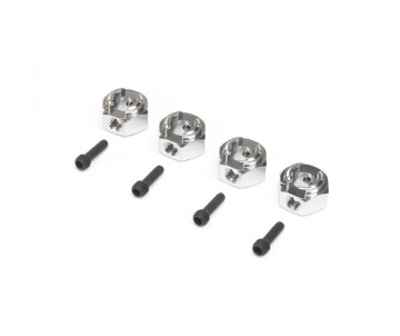 Axial Aluminum Hex Hub, 12mm, Hard Anodized: RBX10