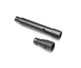 Axial Axle Tube Set, Front, Steel: PRO