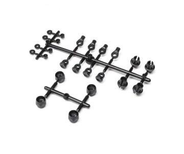 Axial Molded Shock Parts Set: PRO