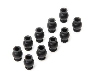 Axial Pivot Ball, Stainless, 3x6.8x9.5mm (10): RBX10