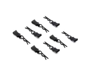 Axial 6mm Body Clip with Tabs (8)