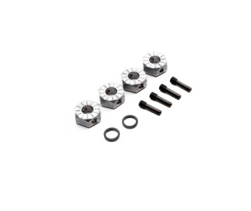 Axial SCX6: 17mm Hex Set w/Pins (4)