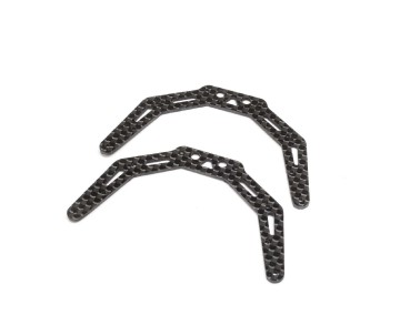 Axial Chassis Side Plates, Carbon Fiber (2): AX24