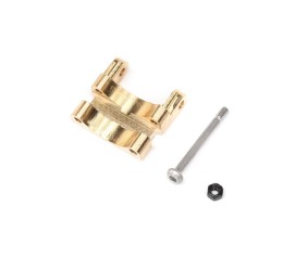 Axial Rear Upper Link Mount, Brass 1.5g: SCX24