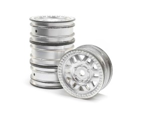 Axial 1.0 KMC Machete Wheels, Satin (4): SCX24