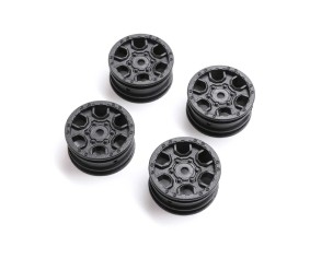 Axial 1.0 Ford Bronco Wheel Black (4): SCX24