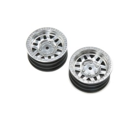 Axial 1.9 KMC Machete Wheel - Satin Silver (2)