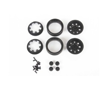 Axial 1.9 3pc. Raceline Monster Beadlock Wheels Blk (2)