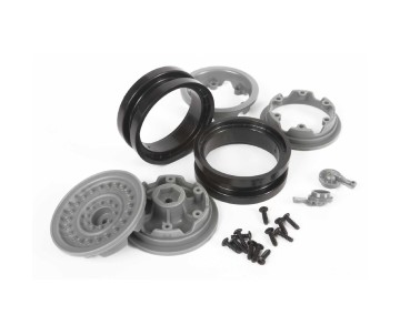 Axial 1.9 MW19 Beadlock Wheels - Gray (2)