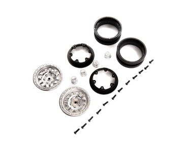 Axial 1.9 KMC Machete Beadlock Wheels, Satin (2)