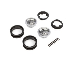 Axial 1.9 Retro Slot Beadlock Wheels, Satin (2)