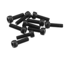 Axial AXA0023 Cap Head 2.6x8mm Black (10)
