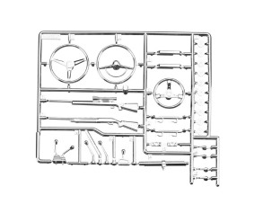 Axial AX80047 Interior Detail Parts Tree Chrome
