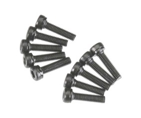 Axial AXA086 Cap Head M3x12mm Black Oxide (10)