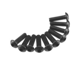 Axial Hex Socket Button Head M3x10mm Black (10)