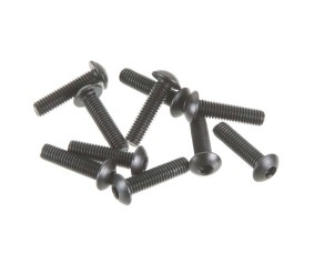 Axial Hex Socket Button Head M3x12mm Black (10)